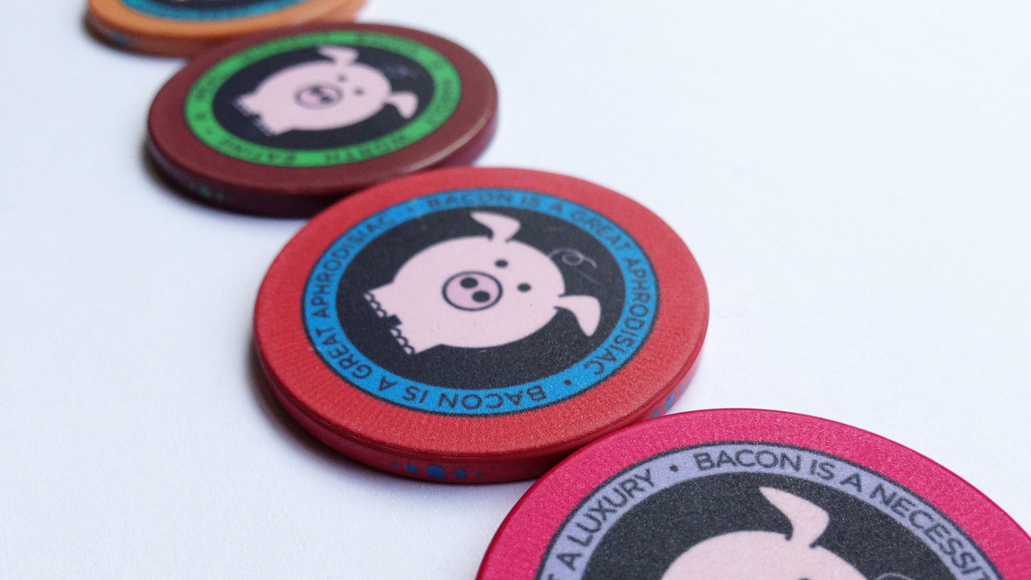 Bacon Poker chips